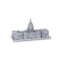 METAL WORKS Z-MODEL METAL IN KOREA 3D 메탈 퍼즐모음, 1개, (MINI실버)미국국회의사당