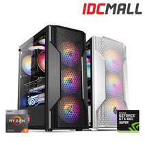 게이밍컴퓨터 라이젠5 RTX1660Super 로브록스 발로란트 피파4 배틀그라운드 PC 본체, 라이젠5 2600+16660Super+8G  화이트, 기본스펙