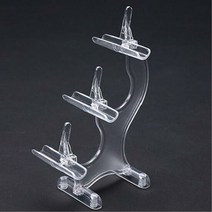 아크릴 진열대 3단 선글라스 안경 거치대 선반 스탠드