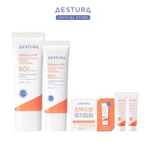 에스트라 [라이브1] 더마UV365 무기자차 선크림 40ml+25ml