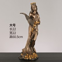 법의 여신 정의의 여신 조각상 동상 변호사 검사 판사 법률 사무소 개업 지인 선물 인테리어 소품 장식품, 행운의 여신1