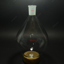 리프트 실험실 진공 회전 증발 농축 분리기 유리 회수 플라스크 Pyriform Kjeldahl 29/42 회전 증발기 병, 한개옵션1, 01 2000 미리리터