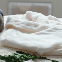 한스마켓 겨울 여름 샤워 가운 와플 목욕 수면 극세사 잠옷 여자남자 커플 로브 홈실내 파자마 골프, 겨울 극세사 샤워가운, 화이트L