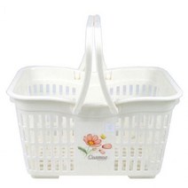 NFU814278구멍뚫린 핸디 목욕바구니 스파가방 욕실바구니, 1