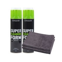 차싹 슈퍼클리닝폼 올인원패키지 세정제 655ml x 2p + 극세사 타올 2p, 3세트