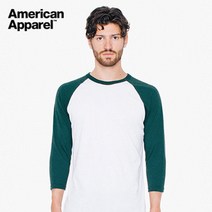 American Apparel 7부 라그랑Forest Green