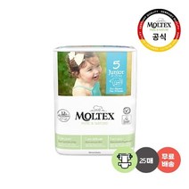 [몰텍스] 친환경 기저귀 밴드형 5단계 1팩 (25매) / 유럽 에코라벨 인증