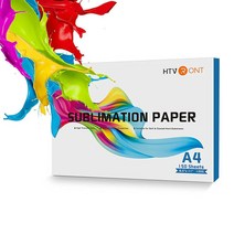 도자기전사지 색종이 도자기용전사지 Htvront 150 sheets a4 승화 용지 8.5x11 인치 잉크젯 프린터용 열전달 용지 티셔츠 의류 인쇄 120g, 150매
