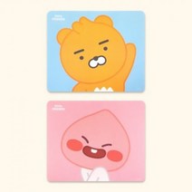 라이언 어피치 마우스패드 정품2종 [귀여운 캐릭터 카카오프렌즈 휴대용 소형 미니마우스패드]