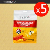 헬스윈 UMF15 마누카꿀 로젠지 사탕 레몬맛 500g 5개