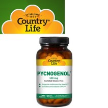 컨트리라이프 피크노제놀 100mg 프랑스해안 소나무껍질 추출물 비건 30베지캡슐