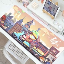키보드 팜레스트 손목 받침대 마우스 쿠션 보호대 거치대 게이밍 Maplestory-용 액세서리 패드 컴퓨터 노트북 게이머 확장 매트 애니메이션 고무 테이블, [08] 1000x500x3mm, [04] CN025242  (4)