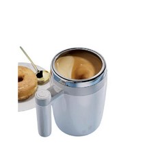 자동 회전컵 믹서컵 휴대용 믹싱 텀블러 머그 쉐이크 회오리, 커피 400ML