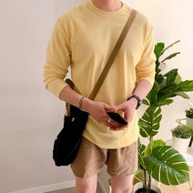 얇은 린넨 긴팔티셔츠