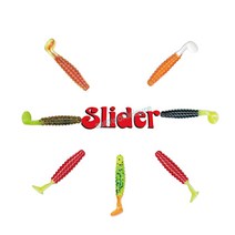 크래피 슬라이더 웜 1.5인치 소프트베이트 쏘가리 배스 볼락, 54 - CSGG8171