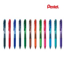 펜텔 에너겔X 펜 에너겔엑스펜 속기용 고시용펜 1자루[ENERGEL X BLN104 0.4mm BLN105 0.5mm BL107 0.7mm], 1개, 0.7mm라임그린