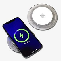 철물프렌드 빌트인 고속 무선 충전기 타공 매립형 아이폰 호환 충전 패드, ms_빌트인무선충전기(1개)