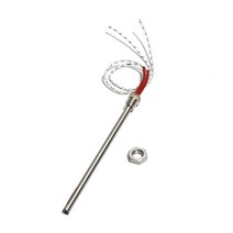 직경 8mm 100 300mm DN8/12mm 나사 카트리지 히터 너트가 있는 201 스테인레스 스틸 가열 막대 200W/300W/400W/500W/600W, [01] 110V, [05] 600W 8x300mm(DxL), [02] as picture