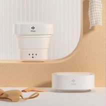 휴대용탈수기 세차장걸레 Xiaomi Moyu 전기 미니 가정용 세탁기 접이식 배럴 여행 여행을위한 탈수 기능, 02 EUR, EUR