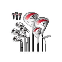 9개 여성용 완전한 골프 클럽 세트 오른손잡이용 460cc 합금 드라이버 아이언 포함
