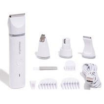 선웰 반려동물 멀티케어 4 in 1 ipx7 방수 이발기, 분홍색