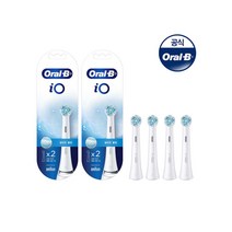 오랄비 iO 시리즈 전동칫솔 전용 얼티밋 클린 화이트 리필모 2입 CW-2 2세트(총4입)