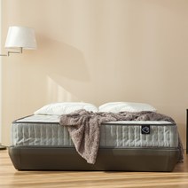인테리어레시피 호텔 침대 파운데이션 + 매트리스 포함 방문설치, 본넬 미디움하드 23cm, 다크그레이