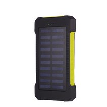 태양광 보조배터리 50000mAh 태양 보조베터리 대용량 외장 배터리 휴대용 야외 여행 긴급 아이폰 호환 Xiaomi 삼성, [01] 30001 mAh-50000 mAh, [01] yellow