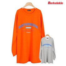 버클리클 나이트 여성 롱 티셔츠 긴팔 여자 오버핏 티 특양면 롱티