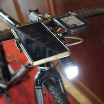 로드 mtb 가시론 듀얼 마운트 브라이튼 가민 gamin 콤보 거치대 포리어스 트리고 콕핏 거치대 gps 속도계, 가민+핸드폰거치대+하단라이트마운트