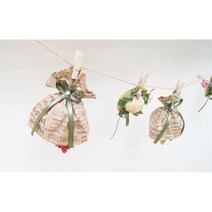 카페 벽 장식 미니 조화 꽃다발 가랜더 파티가랜드 돌잔치소품 홈파티꾸미기 생일가랜드 데코레이션 가랜드, 1개, 레드