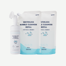 아르르 워터리스 버블클렌저 발샴푸 본품 1 +리필 2 특별 세트 (1150ml) 드라이샴푸 강아지 샴푸 고양이 버블 클렌저 230989, 본품 1개 + 리필 2개 (1150ml)