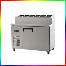 유니크 토핑 냉장고 올스텐 1200 4자 디지털 UDS-12RPDR, 직냉식 스텐 토핑냉장고 UDS-12RPDR