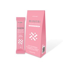 미뉴트리 요거트 스타터 꾸덕한 그릭 플레인 식물성 유산균 파우더 프로바이오틱스 분말 요플레 홈메이드, 요거트 스타터 1박스 (2g x 10개)