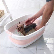 [바보사랑] 퐁퐁 접이식 욕조 강아지 고양이 애견목욕통[디작소], 상세 설명 참조, 상세 설명 참조