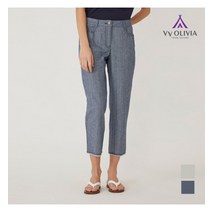 올리비아로렌 여성용 다이아 배기핏 데님 팬츠 VVCMPYM3171