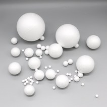 [홈앤스쿨] 스치로폼공 원형 스트로폼 스티로폼공 7mm~200mm, 12.스치로폼공 120mm