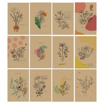 마음담아 골라사는 60장세트 귀여운 감성 엽서 세트 모음, 31. 감성크라프트(봉투포함)