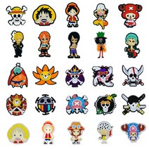 [스틱스] 원피스 루피 장식 파츠 악세사리 실내화 신발꾸미기 데코덴