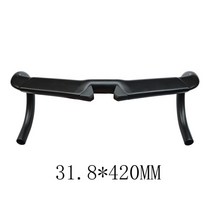 블랙잉크 일체형핸들바 카본드롭바 3t에어로노바 새로운 탄소 섬유 에어로플라이2 6, 31.8x420mm