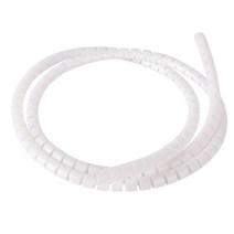 PC tv용 케이블 밴딩 직조기 1m 8/10/25mm 나선형 랩 깔끔한 코드 와이어, 09 1m white 8mm, 01 1m white 8mm