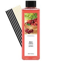 더허브샵 향기마을 대용량 디퓨저 리필오일 500ml, 블랙체리