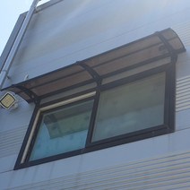 550X3000 테라스파고라 렉산 현관 창문 비가림 테라스 차양막 차양 주차장 DIY 처마, 브라운엠보, 블랙, 실버