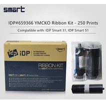 idp 659366 컬러 리본 SS-IDDC-P-YMCKO 청소 키트 스마트 31S 31D 51S 51D ID 카드 프린터, [01] 659366 YMCKO