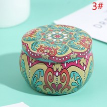 초콜릿만들기키트 카카오 코팅 발렌타인데이 화이트데이 미니 라운 Tinplate 상자 커피 통 꽃 도넛 케이크, 10 Tin Box