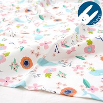 유아 아동 아기 무형광 인견 블랭킷 M 110*110 여름 이불 어린이집 낮잠이불 유아동 홑겹 담요, 꿈꾸는고래