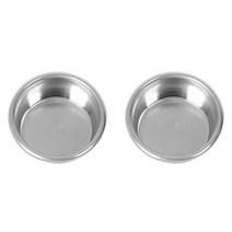 BREVILLE 세이지 870/875/878/880 54mm 반자동 커피 머신 바닥이 핸들 필터에 대한 2Pack 54mm 필터 바구니, 하나, 보여진 바와 같이