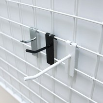 메쉬망 일자후크(일반형)네트망 휀스망 철망 진열부속, 블랙
