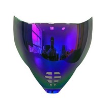 ICON airflite용 헬멧 바이저 오토바이 렌즈 Fliteshield 미러 교체 페이스 실드 액세서리, 08 Purple