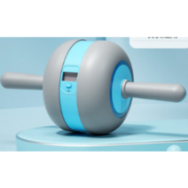 새로운 스마트 카운터 복부 휠 자동 리바운드 여성 ab 슬라이드 복부 롤러 복근 휠, Blue연한 남색